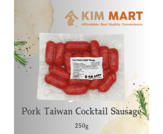 Kim Mart | Pork Taiwan Cocktail Sausage | 250gm | 猪肉迷你台湾香肠| SG